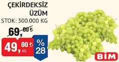 ÇEKİRDEKSİZ ÜZÜM KG ÇEKİRDEKSİZ ÜZÜM KG